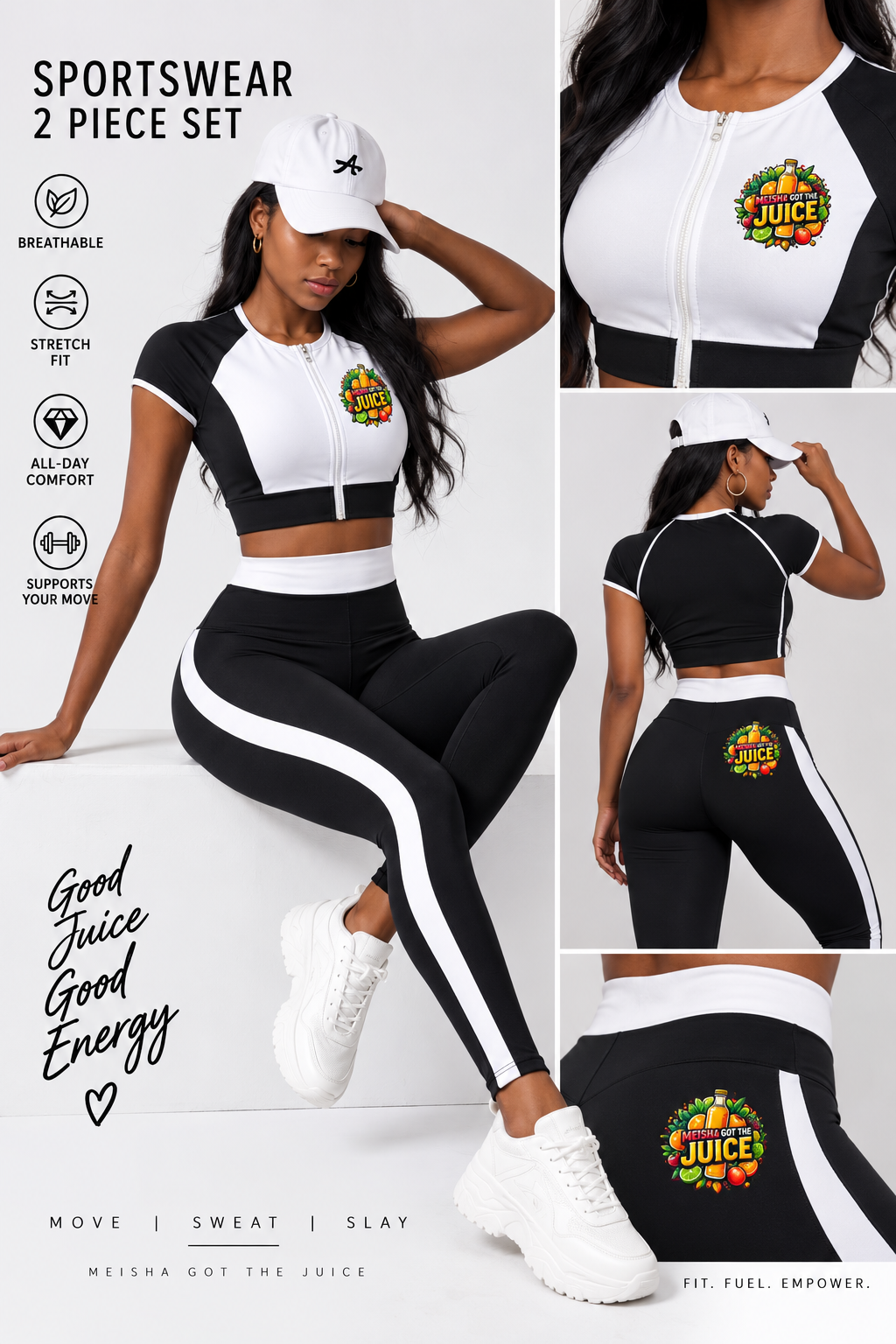 Black & White Sportswear Set