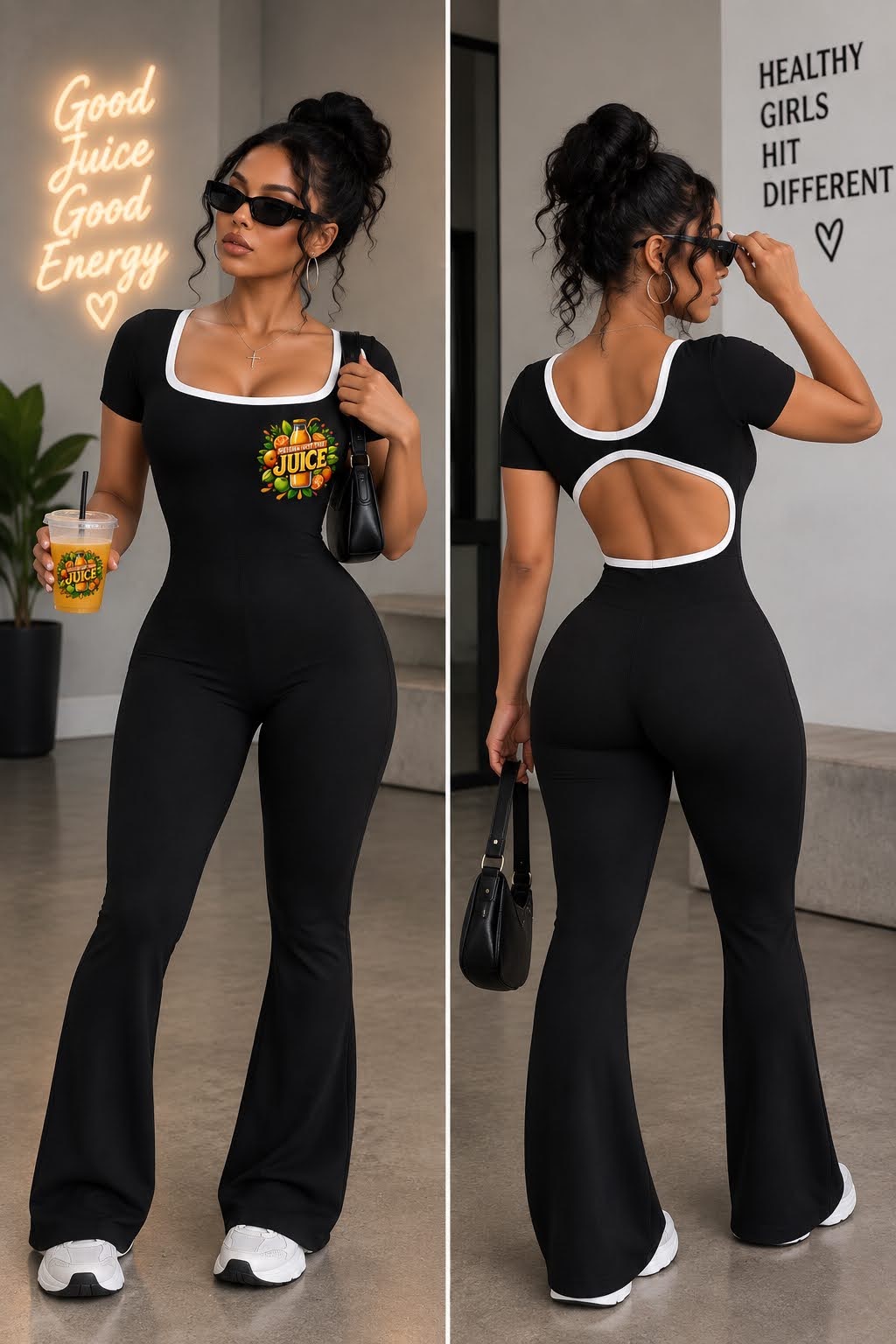 Black & White Jumpsuit